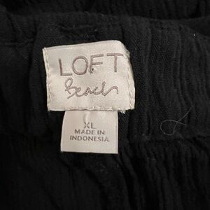 LOFT Beach Black Pants